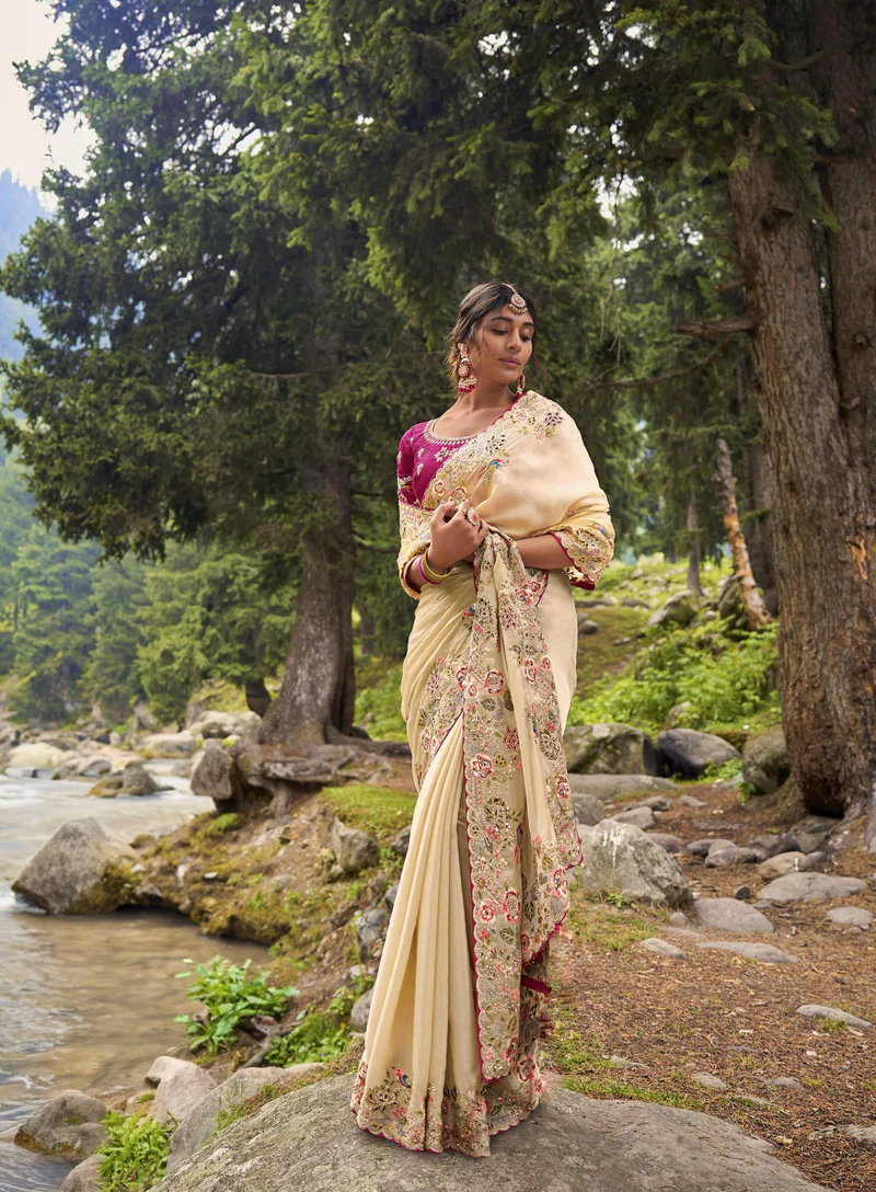 Ready To Wear Soft Chiffon Silk Saree